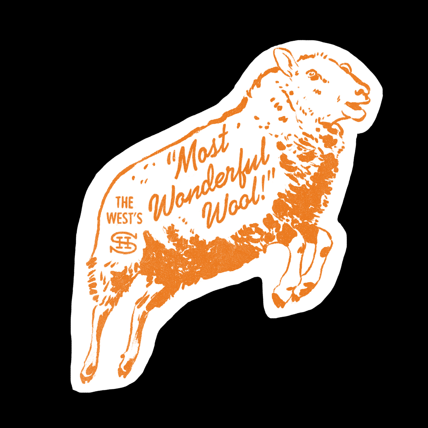 SHR Sheep Sticker